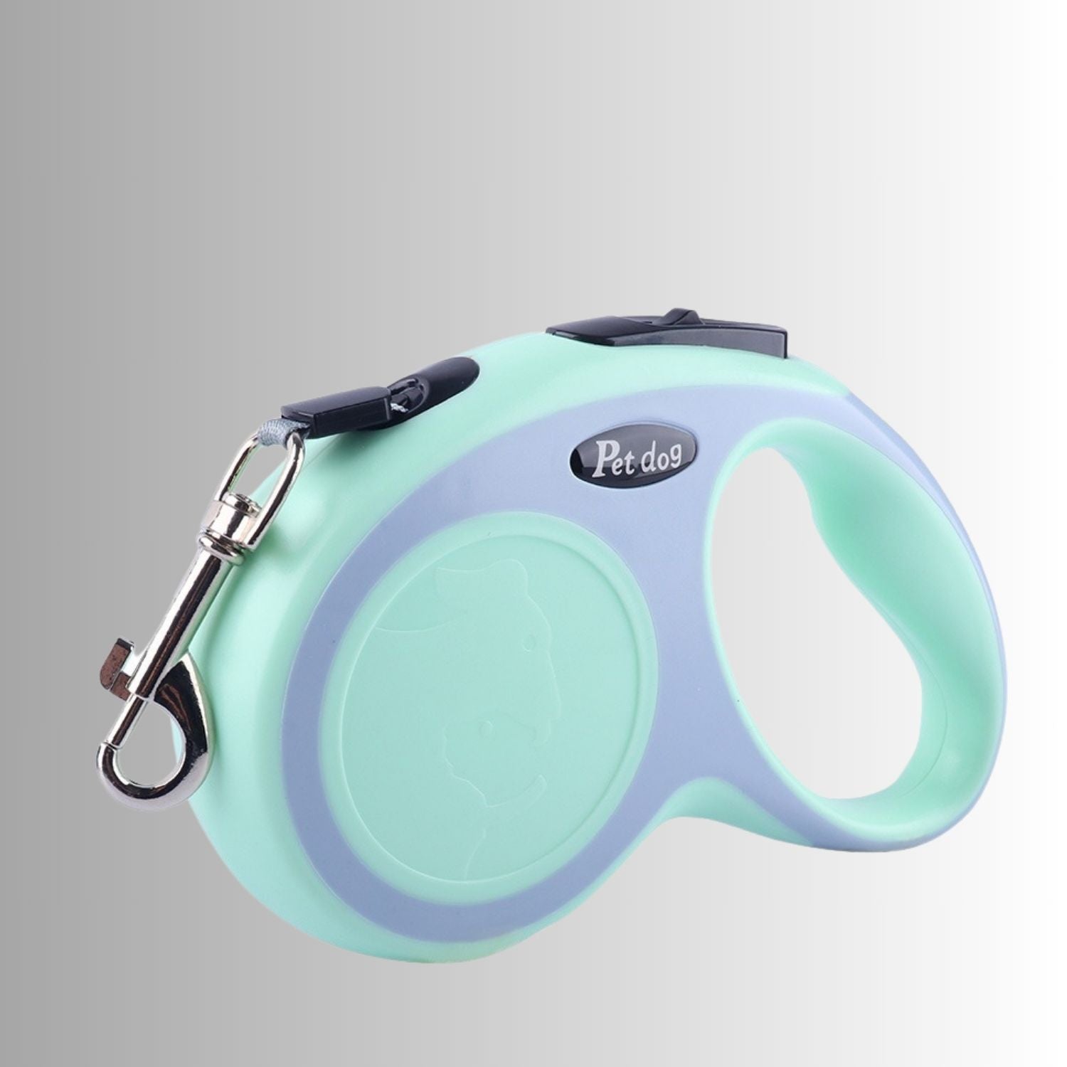 Inklapbare Hondenlijn mintgroene hondenriem met veilige sluiting